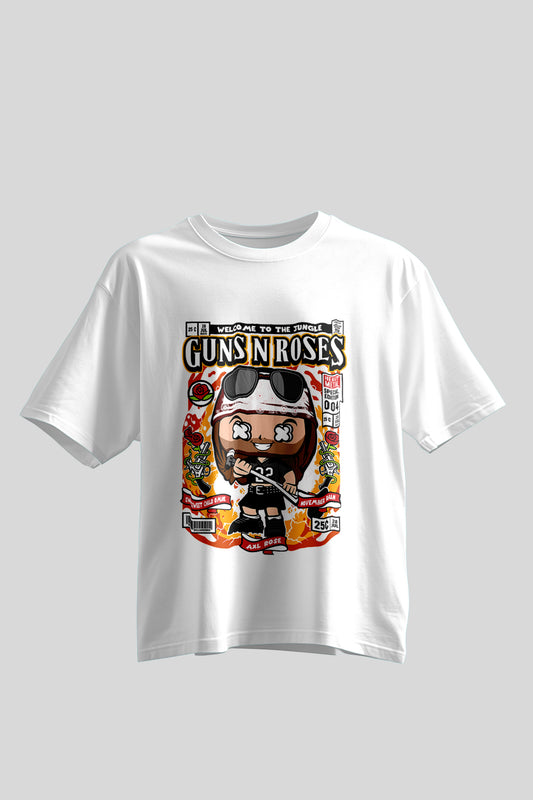 Guns N’ Roses Tişört – 30/1 Süprem Pamuk Kalitesiyle Efsaneye Yakışır Konfor!