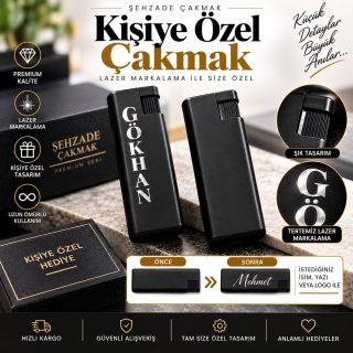 Kişiye özel isimli çakmak